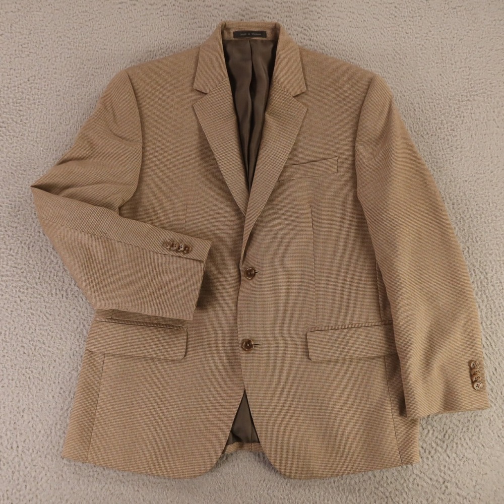 Michael Kors Tan Beige Two-Button Mens Blazer